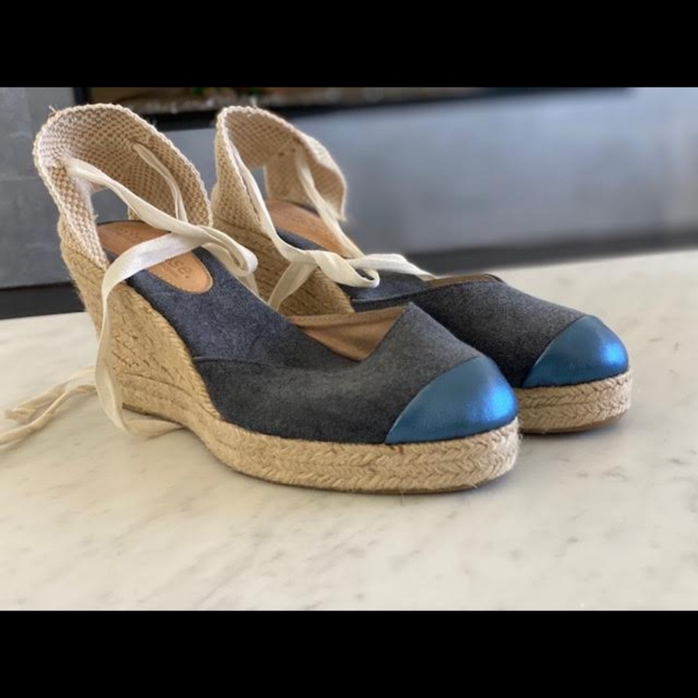 Blue Espadrilles